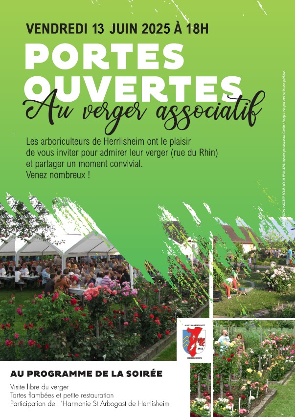 Affiche portes ouvertes 13 juin 2025