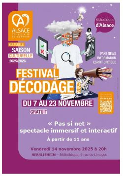 Festival Décodage : spectacle d'improvisation par la compagnie TADAM Vendredi 14 novembre à 20h