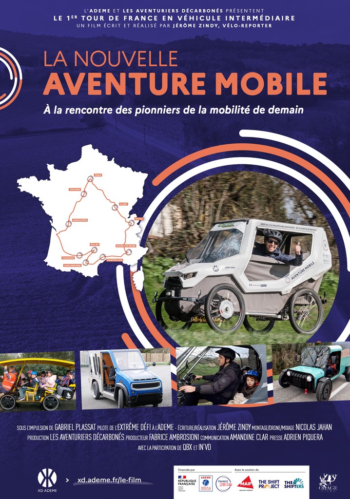 Affiche du film la nouvelle aventure mobile de Jérôme Zindy