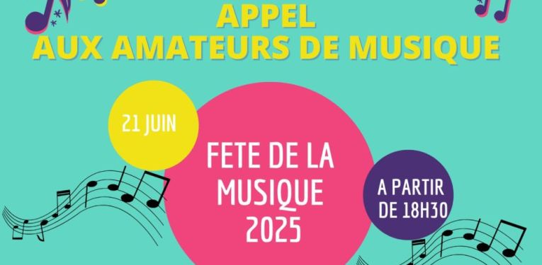 Appel à candidatures - Fête de la musique