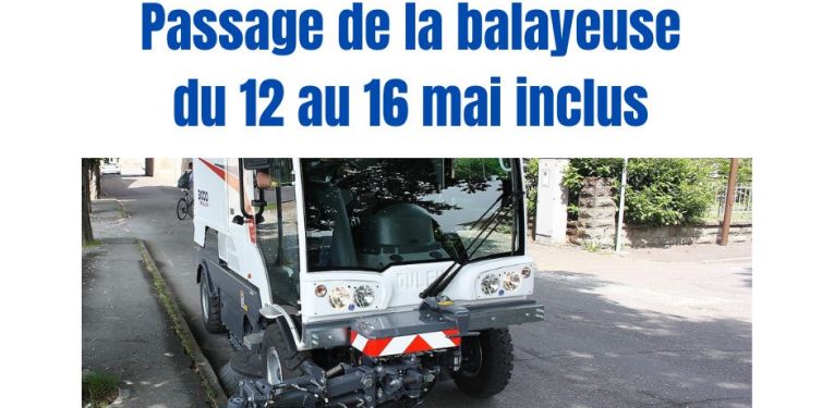 BALAYEUSE DU 12 AU 16 MAI 2025