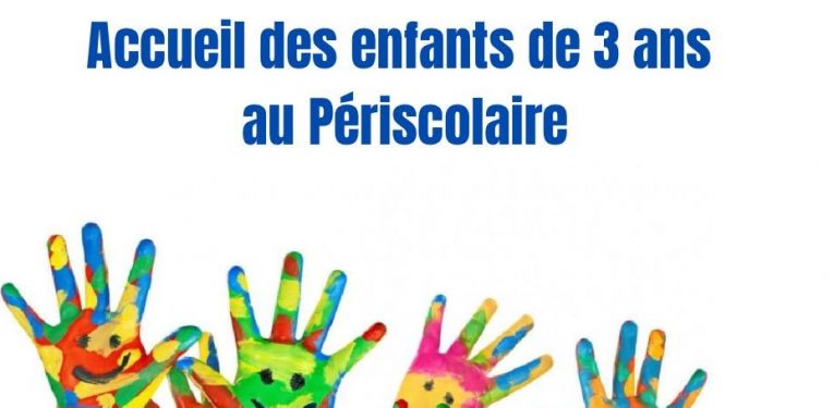 Ouverture du périscolaire pour les enfants de petite section de maternelle