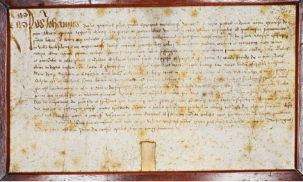 Lettre d'indulgence 1489